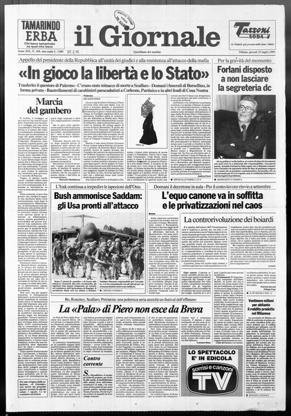 Il giornale : quotidiano del mattino